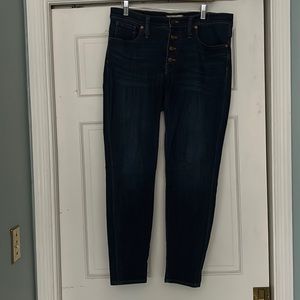 Madewell 9” mid rise skinny jeans